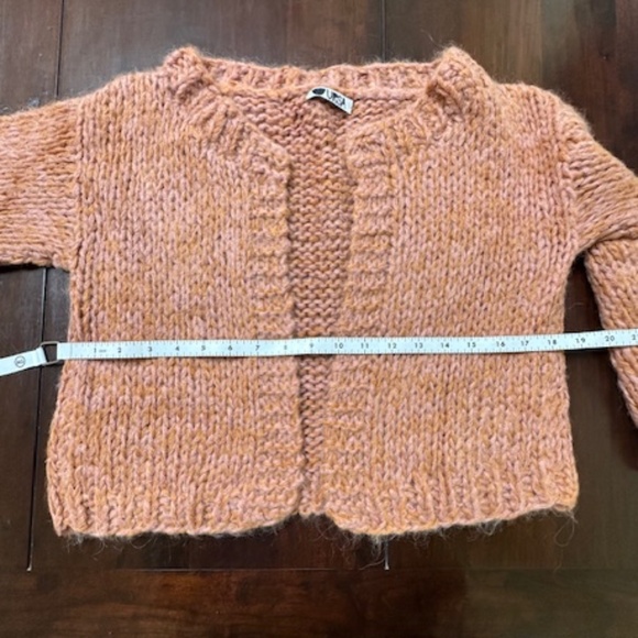 ALPACA OPEN CARDIGAN SWEATER - size S - Picture 11 of 12